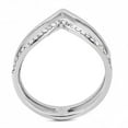thumbnail image 3 of Luxe Jewelry Designs Stainless Steel Women's Ring with Round AAA Grade Cubic Zirconia - Size 10, 3 of 4