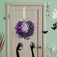 thumbnail image 6 of Halloween Decorations Halloween Wreath for Front Door Halloween Outdoor Decor Wreath Ornaments for Centerpiece Indoor Party Holiday Wall Home Decor, 6 of 8