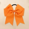 thumbnail image 2 of Bmisegm Bow Hair Ties Ribbon Satin Hair Bows for Girls Women Elastics Hair Scrunchies Bows Hair Accessories Orange, 2 of 5