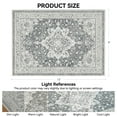 thumbnail image 4 of CHITOOMA 9'x12' Area Rugs for Living Room, Soft Vintage Rugs for Bedroom Office Machine Washable Rugs for Dining Room Distressed Non-Slip Carpet, 4 of 8