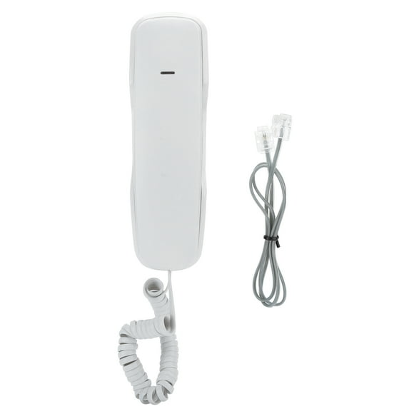 Actualice el teléfono de extensión A061 para montaje en pared de mesa blanca, sin molestias para negocios en el hogar
