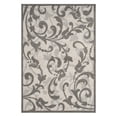 thumbnail image 1 of Safavieh Amherst Collection AMT428K Floral Scroll Non-Shedding Stain Resistant Living Room Bedroom Area Rug, 8' x 10', Ivory / Grey, 1 of 2