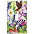 thumbnail image 3 of Assiettes d'Art - Assiette Interrupteur Papillons de Jardin - Toggle Unique, 3 of 3
