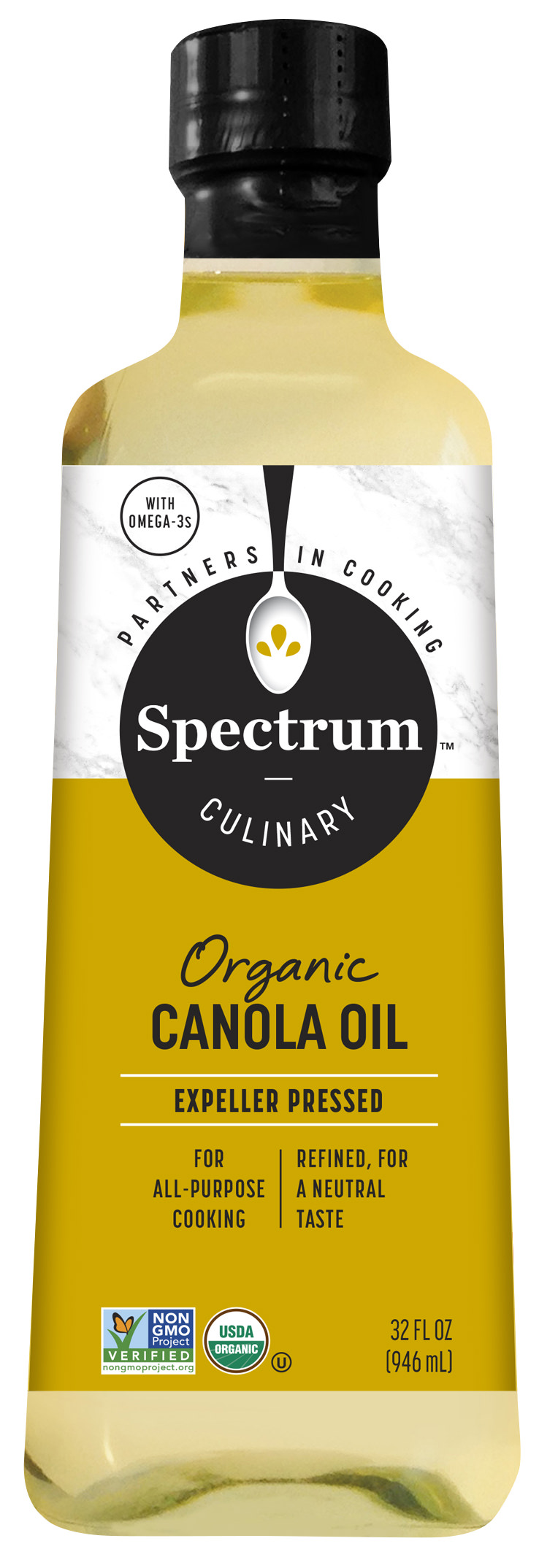 Spectrum Culinary Organic Canola Oil, 32 fl. oz.