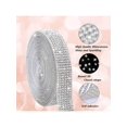 thumbnail image 3 of Self Adhesive Champagne Crystal Rhinestone Strips Rhinestone Ribbon Bling Gemstone Sticker Rhinestone Roll for Craft with 2 mm Rhinestone for DIY Arts, 3 of 4