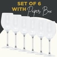 thumbnail image 3 of Sparkles Home  Vetrina Stem Wine Glass Silver, 3 of 7