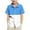Blue, variant on snilers Boys Button Down Shirts Classic Collared Short Sleeve Loose Fitted Summer Top Color Block Basic Tees Blouses Size 5-15 Years