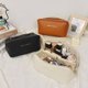 thumbnail image 4 of Bolsa de maquillaje popular con alto valor de belleza, bolsa de maquillaje de gran capacidad, almacenamiento de viaje conveniente, bolsa de baño de PU, 4 of 5