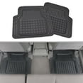 Motor Trend Performance Plus Rubber Car Floor Mats Heavy Duty Semi
