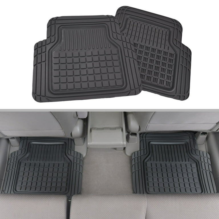 Motor Trend Deep Dish Rubber Floor Mats for Car SUV TRUCK Van, All-Climate  All Weather Performance Plus Heavy Duty Liners Odorless