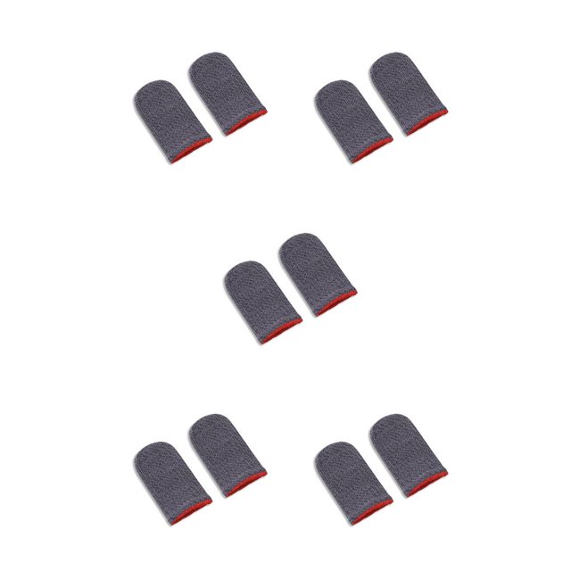 heritaly 2 Pieces Anti-Slip Fingertip Gaming Sleeves Game Smooth Operation Controllers Set Boys Knitted Protector No.05 5Set