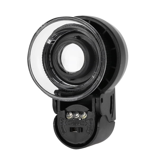 Lupa con luz LED, minilupa focal ajustable de 45X, uso conveniente