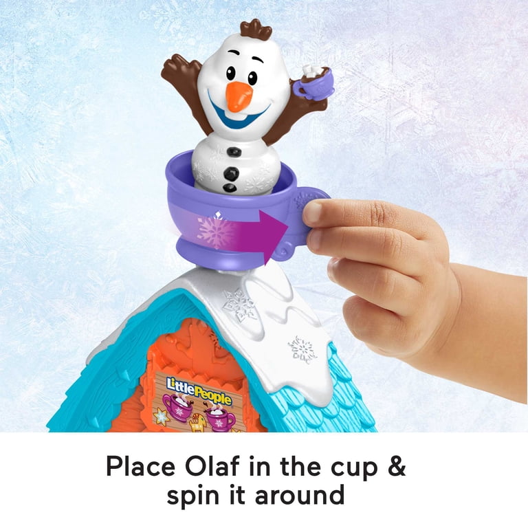 ★こっこ★新品未使用★ベルスフリール5点セット Disney Frozen Olaf's Cocoa Cafe - Little People Character Toys