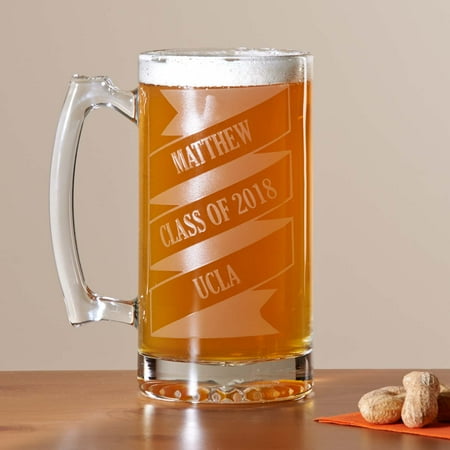 - Personalized Celebration Banner Beer Mug
