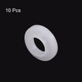 thumbnail image 3 of Uxcell 8.2mmx10mmx4mm Flanged Sleeve Bearings Nylon Bushings, White 10 Pack, 3 of 5