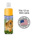 thumbnail image 4 of Caroline's Treasures SS8459MUK Pomeranian Ultra Hugger for slim cans, Slim Can, multicolor, 4 of 5