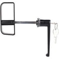 thumbnail image 5 of Trian 5-1/2" L-Handle Lock Kit, Shed Door Latch with 2 Keys, 5-1/2" Stem Shed L-Handle Lock Kit for Sheds Doors, Playhouses, Chicken Coops, Camper, RV, Garage Door, Black, 5 of 5