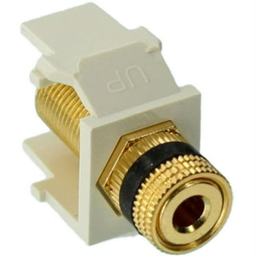 Leviton Black/ALMOND Quickport Binding Post 40833-BAE