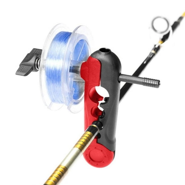Domqga Fishing Line Winder Spooler,Portable Mini Universal Fishing Line  Spooler Reel Winder Fish Tool Wrapper Accessory,Fishing Line Winder 