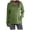 Green, variant on EDFBUYKRS Female Long Sleeve Sweatshirt Sweatshirts for Women Oversized Sweatshirts Casual Crewneck Long Sleeve Pullover Lightweight with Side Slit Size L