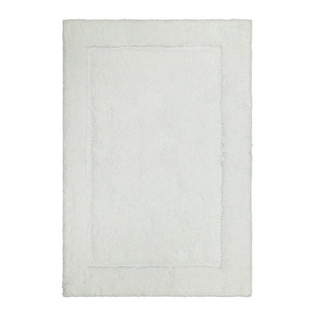 Mohawk Home Regency Plush Stain/Fade Resistant Non-Slip Machine Washable Bath Mat, White, 1' 9" x 2' 10"
