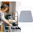 thumbnail image 3 of Tapete absorbente de microfibra para secar platos, tapete de secado para encimera, almohadilla escurridora de platos navideños, Protector de mesa resistente al calor, 3 of 5