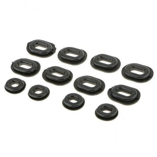 koolsoo 12x Motorcycle Fairing Rubber Side Panel Cover Grommets for CG125 , 7x12x CG125