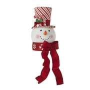 Raz Imports 2022 Merrymint 14.5" Snowman Head Tree Topper