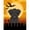 Multicolored, variant on Halloween Black Labrador Garden Flag