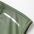thumbnail image 5 of Men'S Solid Color Sleeveless Tank Top Breathable Mesh Athletic Shirt With Reflective Stripes For Running Workout Gym And Daily Training Activities Tank,Army Green,XL, 5 of 8