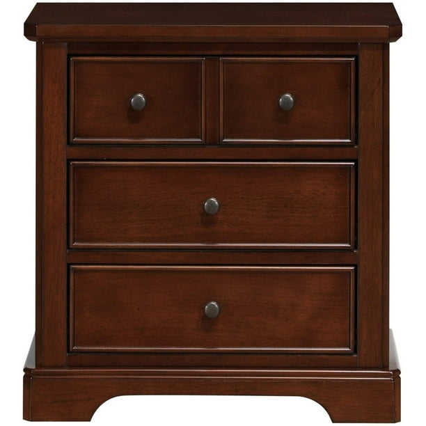 Better Homes & Gardens Langston Nightstand, Mahogany Finish