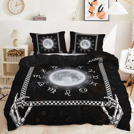 Hosima 3 Piece 3D Digital Printed Duvet Cover Full Size Bedroom Decorative Bedding Set,DEX66-King