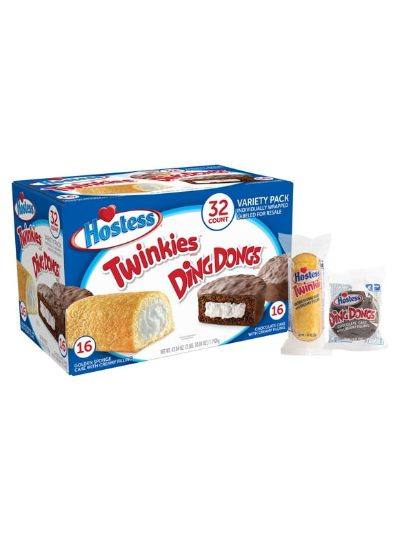 Hostess Twinkies & Ding Dongs Variety Pack (32 ct.)