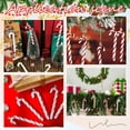 thumbnail image 4 of 12Pcs Candy Cane Plastic Candy Cane Ornaments Winter Mini Candy Canes Colorful Candy Ornaments Christmas Tree Hanging Decorations for Xmas Decor New Year Home Holiday Party Supplies colorful, 4 of 4