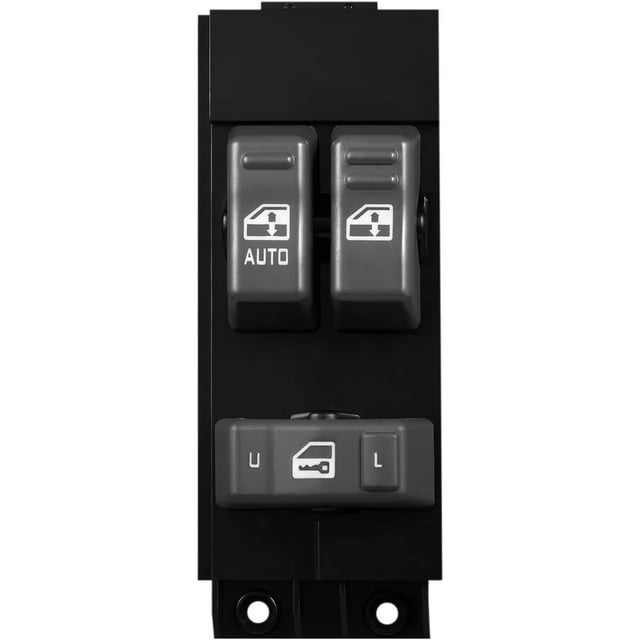 Driver Side Master Power Window Switch Gray | for 1999 2000 2001 2002 Chevy Silverado GMC Sierra 1500, 2500, 2500 HD,