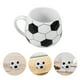thumbnail image 3 of KAKOWELY Taza de café con diseño de fútbol, divertida taza de fútbol, taza de agua, té, café, leche y jugo., 3 of 5
