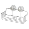 thumbnail image 2 of iDesign Metro Rustproof Aluminum Turn-N-Lock Suction, Bathroom Shower Caddy Basket for Shampoo, Conditioner, Soap - Silver, 2 of 6