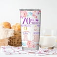 thumbnail image 3 of 70th Birthday Gifts for Women 70th Birthday Tumbler Gift Ideas Happy 70 Year Old Birthday Gift for Mom Grandma 70th Birthday Decorations Back in 1954 Travel Tumbler 20OZ, 3 of 6