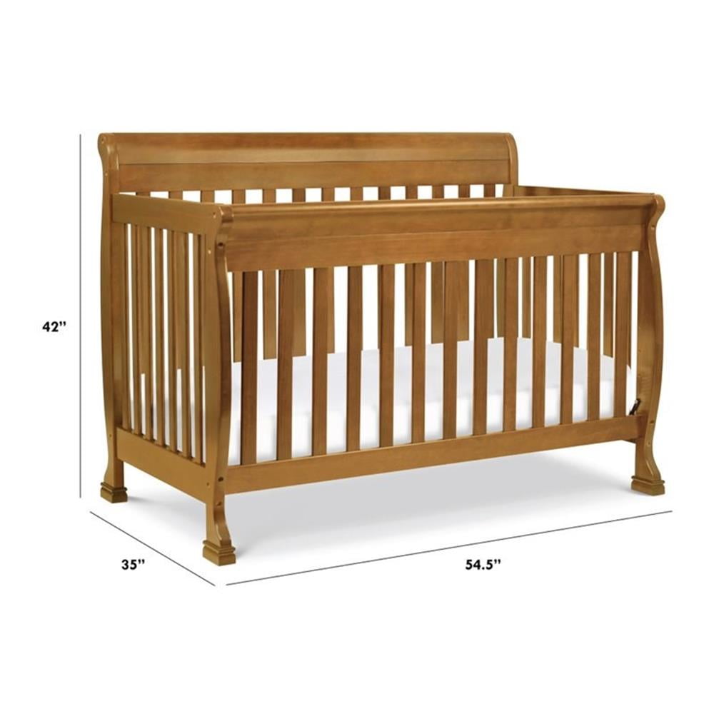 DaVinci Kalani 4-in-1 Convertible Crib in Chestnut Finish