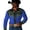 Blue@GC@, variant on Mens Western Cowboy Shirts Long Sleeve Buttons Down Shirts for Men Trendy Embroidered Lapel Soft Lightweight Tops