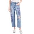 thumbnail image 2 of MSRP $40 Style & Co Petite High-Rise Patchwork Vintage Mom Jeans Blue Size 14 P, 2 of 2