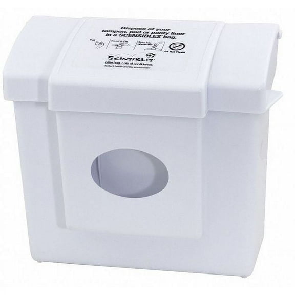 1 pc, Hospeco Sanitary Receptacle and Liner, 9-3/4" H