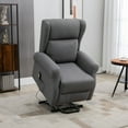 thumbnail image 2 of HOMCOM Power Lift Recliner Chair for Elderly with Footrest and Side Pocket, 2 of 10