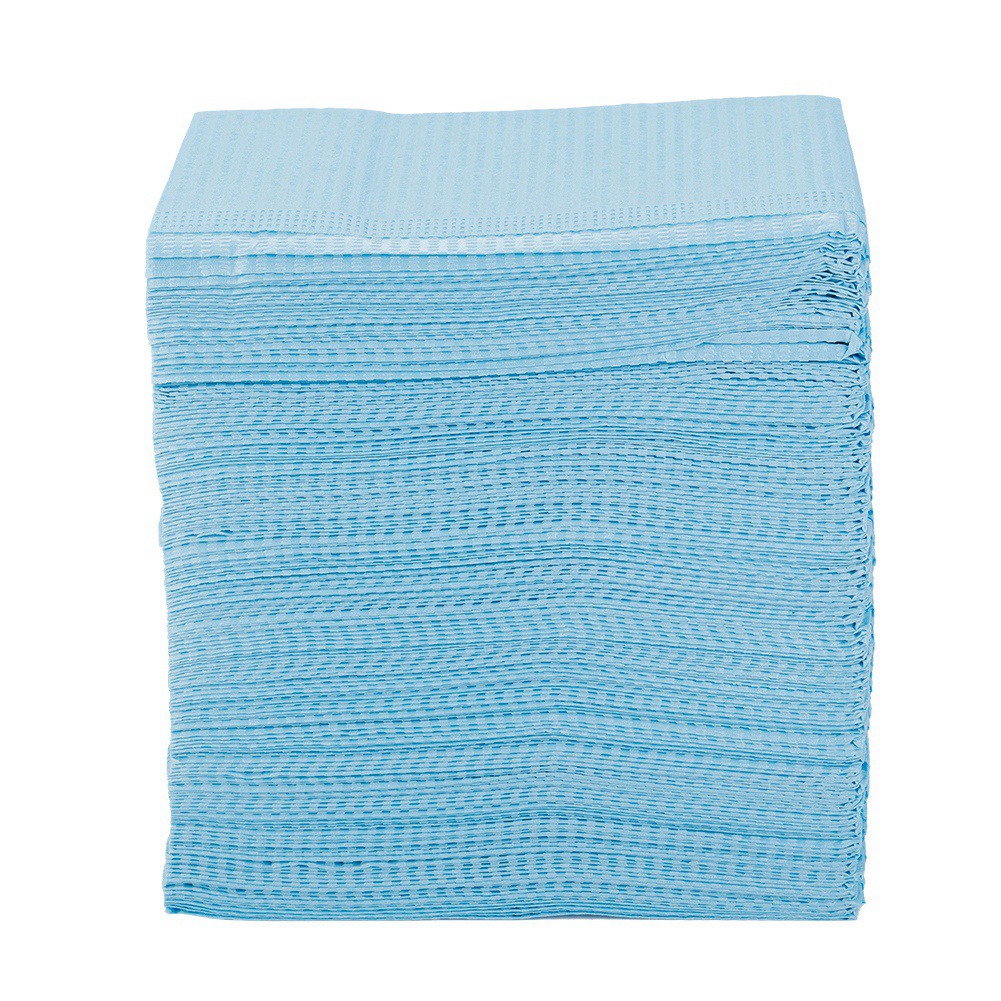 Tebru Dental Towel, 500pcs Disposable Dental Patient Towel Bibs Tissue