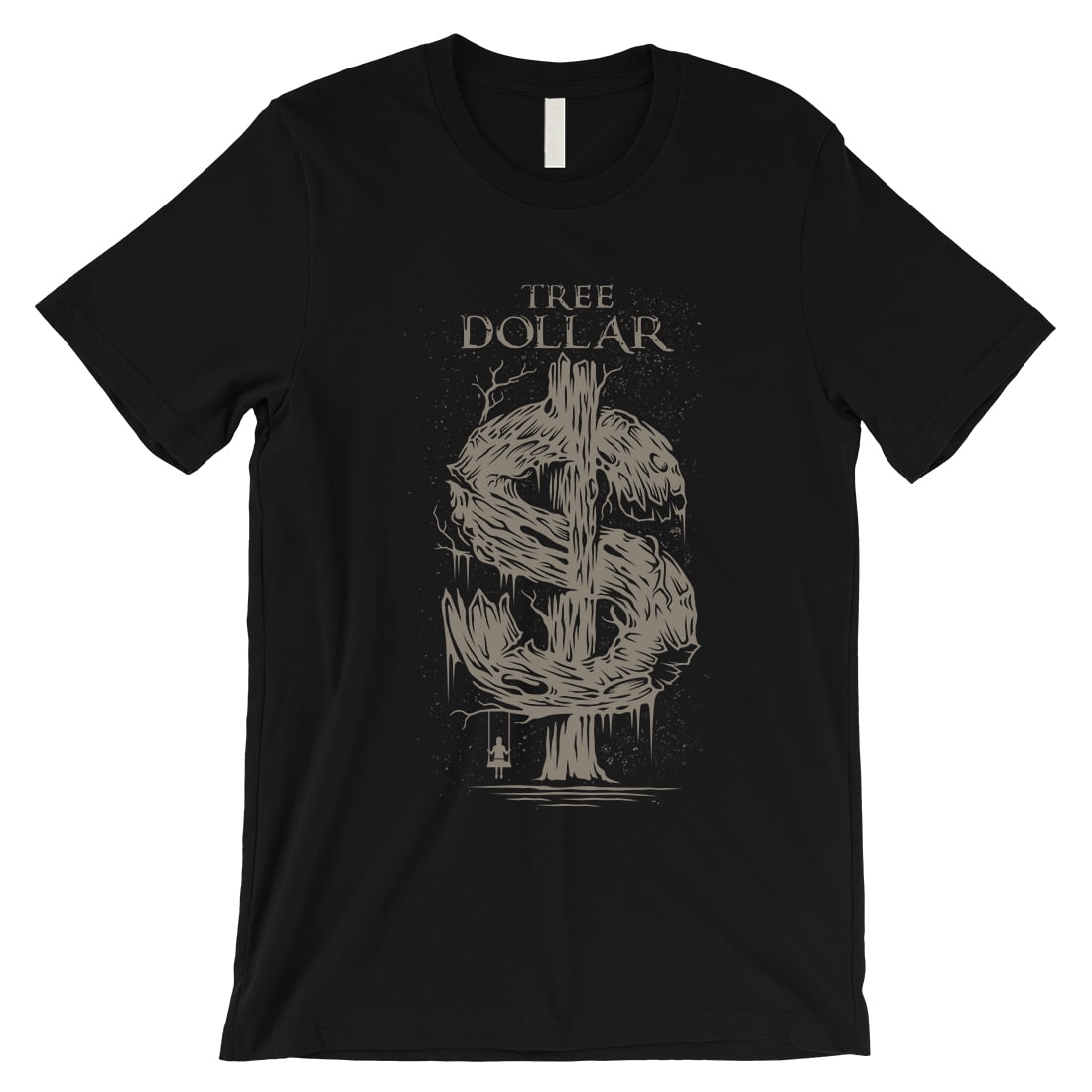 365 Printing - Tree Dollar Mens Black Funny Graphic T-Shirt Gag Gift For Birthday - Walmart.com