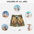 thumbnail image 6 of FORMRS Boys Swim Trunks Quick Dry Mesh Liner Boardshorts Sizes XS-XL, Flowers and Dog, 6 of 7