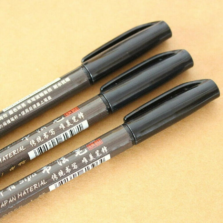 12 Colors Calligraphy Pen Hand Lettering Pens Brush Refill