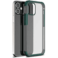 thumbnail image 2 of Bavurmak iphone 12 mini TPU+PC Lazer Silicone Klf için - Yeil, 2 of 5