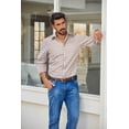 thumbnail image 2 of COOFANDY Mens Casual Dress Shirts Casual Patterned Dress Shirts Regular Fit Button Down Shirt, 2 of 6