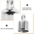 thumbnail image 3 of WHAMVOX Bimini Embout Supérieur Externe Bimini Embout Il Argent Acier Inoxydable 316 1Ensemble, 3 of 8